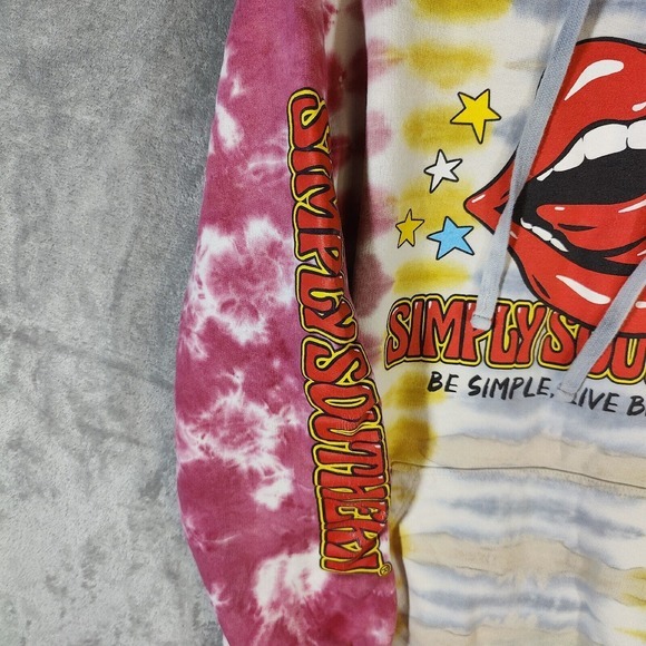 Simply Southern Sweatshirt Womens Medium Multicolor Hooded With Graphic - Picture 5 of 8